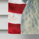 Blue Belton English Setter American Flag House Flag