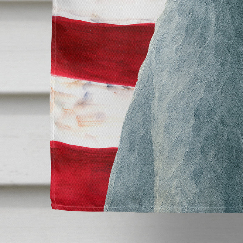 Blue Lakeland Terrier American Flag House Flag