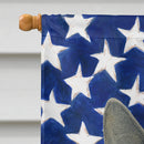 Blue Point Cat American House Flag