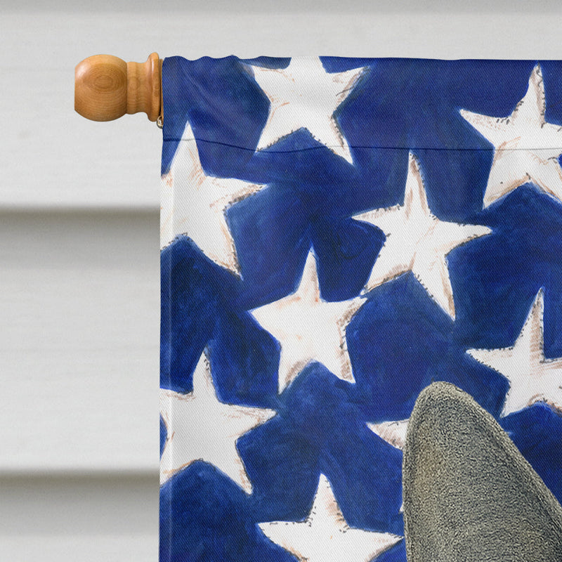Blue Point Cat American House Flag
