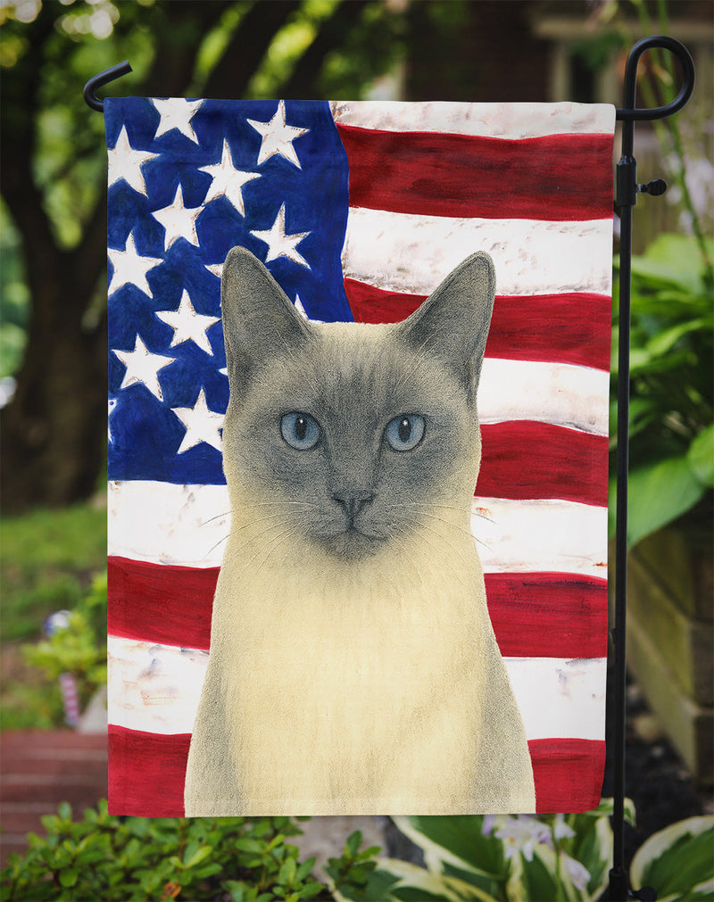 Blue Point Cat American Garden Flag