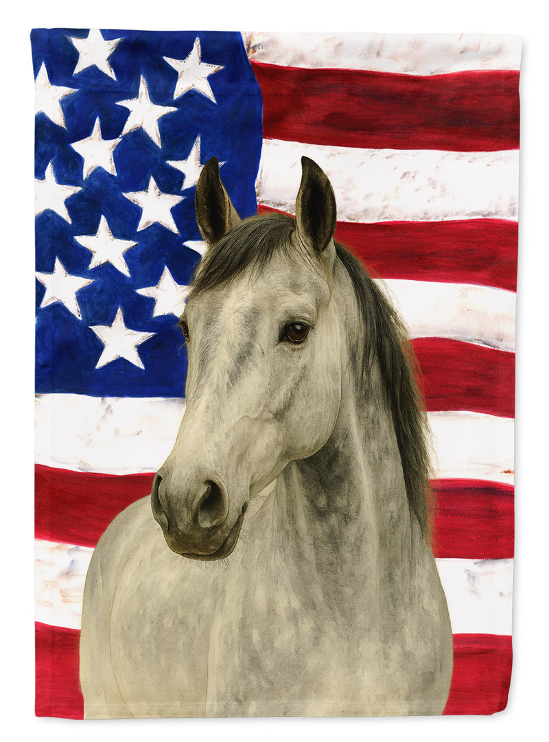 Gray Quarter Horse American Garden Flag