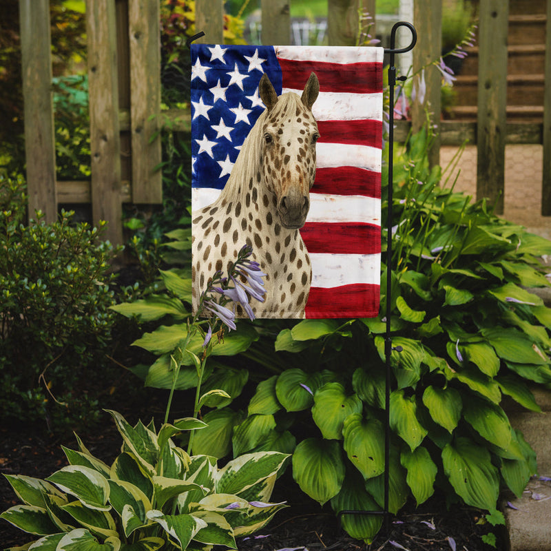 Leopard Spot Andalusian Horse American Garden Flag