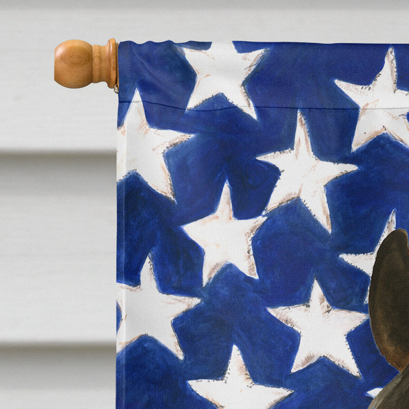 Bay Clydesdale Horse American House Flag