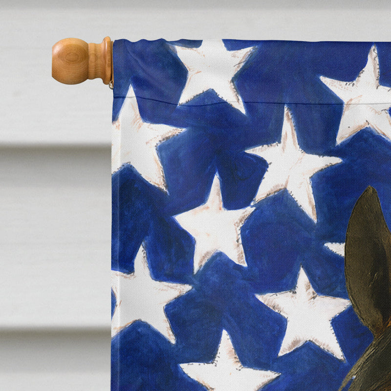 Bay Dutch Warmblood Horse American House Flag
