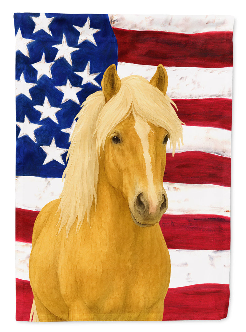 Palomino Icelandic Horse American House Flag