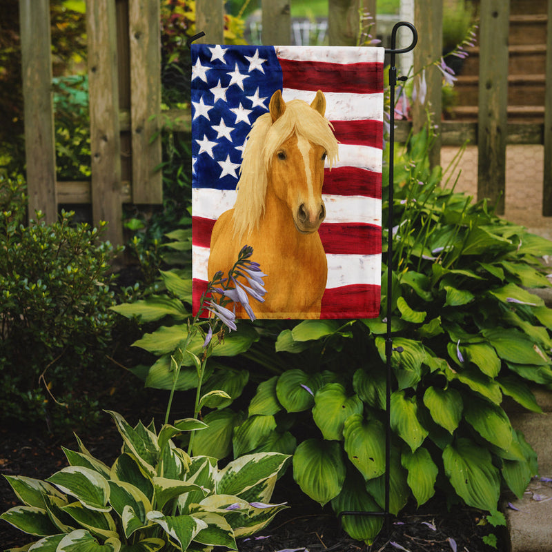 Palomino Icelandic Horse American Garden Flag