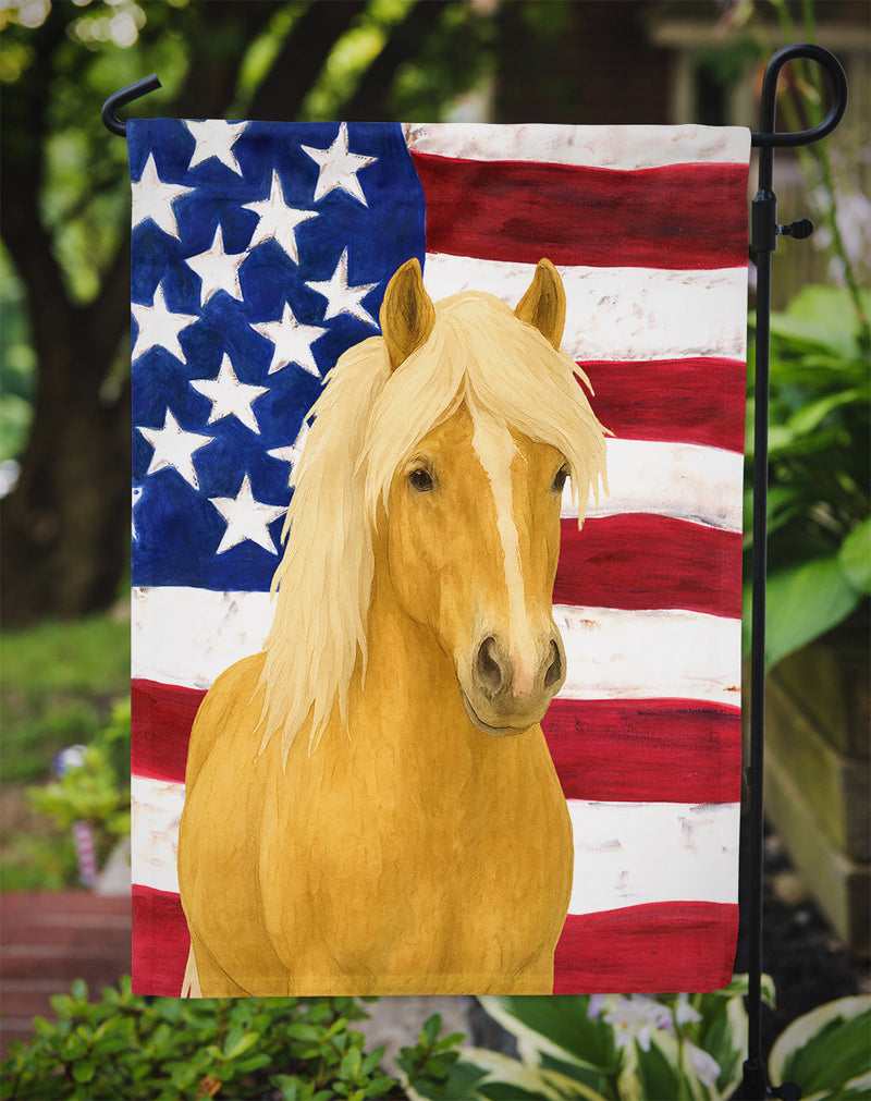 Palomino Icelandic Horse American Garden Flag