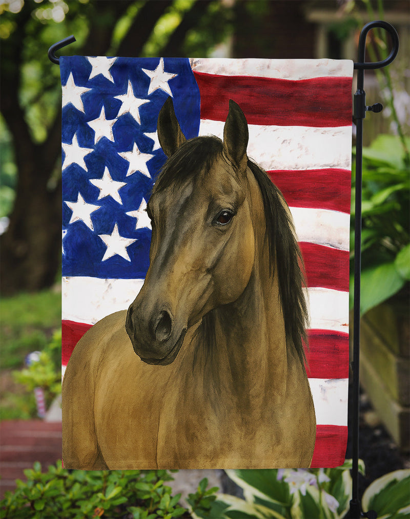 Grulla Mustang Horse American Garden Flag
