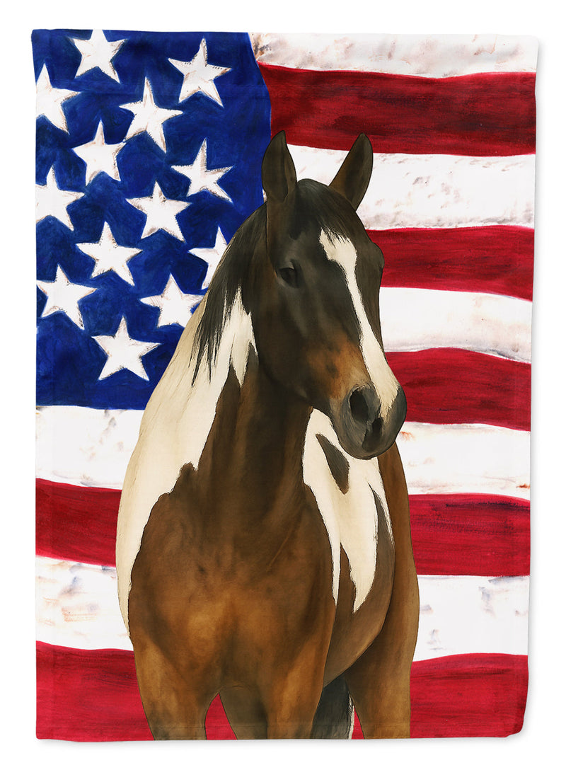Tobiano Paint Horse American Garden Flag