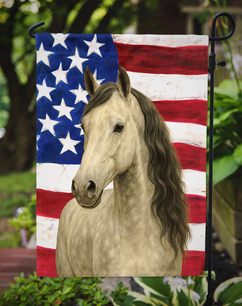 Gray Paso Fino Horse American Garden Flag
