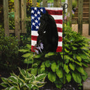 Black Rocky Mountain Horse American Garden Flag