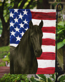 Black Tennessee Walking Horse American Garden Flag