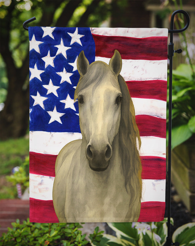 Gray Welsh Pony American Garden Flag
