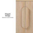 Chantelle Modern Curved Buffet Sideboard and TV Stand