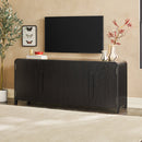 Chantelle Modern Curved Buffet Sideboard and TV Stand