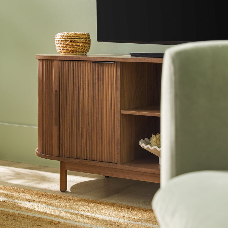 Chloe Modern Reeded TV Stand