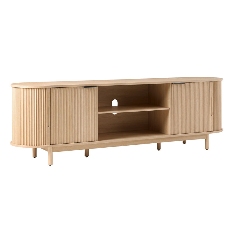 Chloe Modern Reeded TV Stand