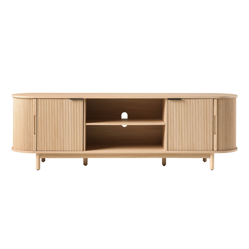 Chloe Modern Reeded TV Stand