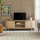 Chloe Modern Reeded TV Stand