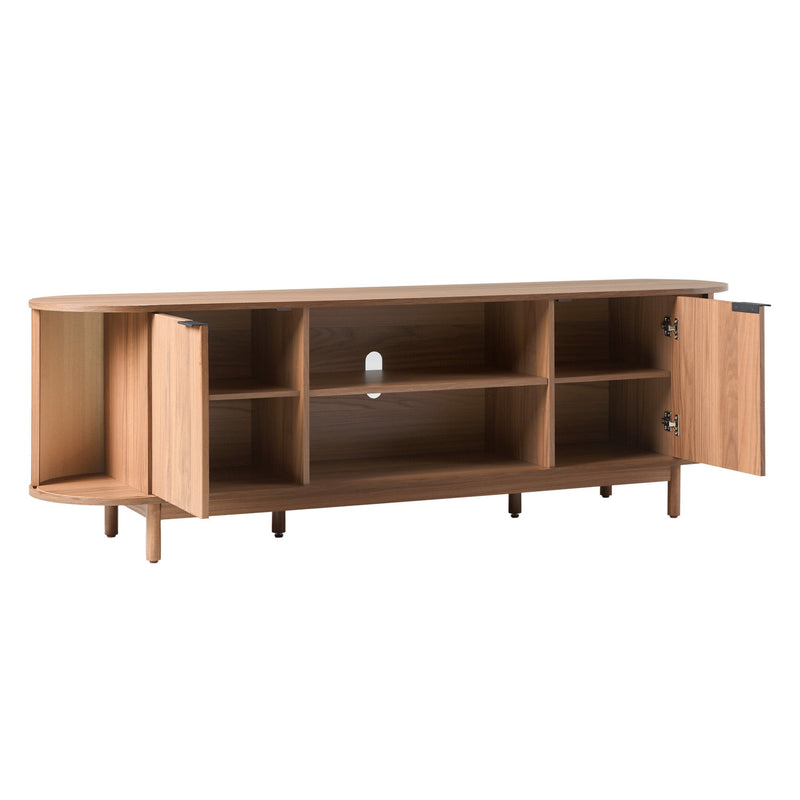 Chloe Modern Reeded TV Stand