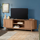 Chloe Modern Reeded TV Stand