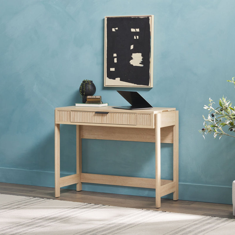 Holmes Modern Scandinavian Reeded Writing Standing Desk