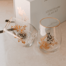Delft Stemless Wine Glass - Boxed Set of 2 by Sweet Water Decor