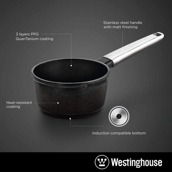 Non-stick Sauce & Milk Pan, Cast Aluminum, 2 Qt., 7" (18cm), photo 2 of 5