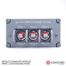 CUSTOMIZABLE APOLLO TRIPLE SWITCH PANEL
