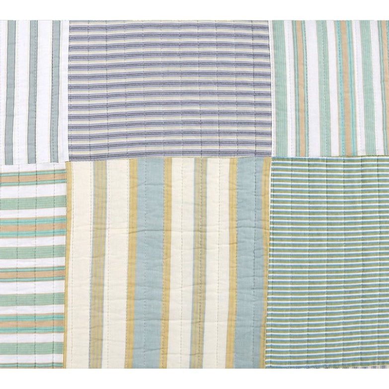 King Size Soft Reversible Patches 100% Cotton Quilt Set, photo 2 of 4