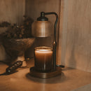Candle Warmer Lamp with Wood Base by Sweet Water Decor