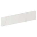 Bianco Crystal Polished Bullnose Marble Look Porcelain Base