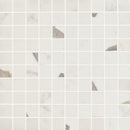 Bianco Statuario Gloss 1x1 Marble Look Porcelain Mosaic