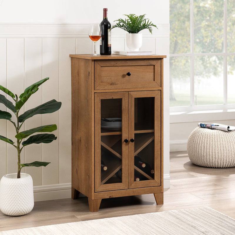 20" One-Drawer Two-Door Bar Storage