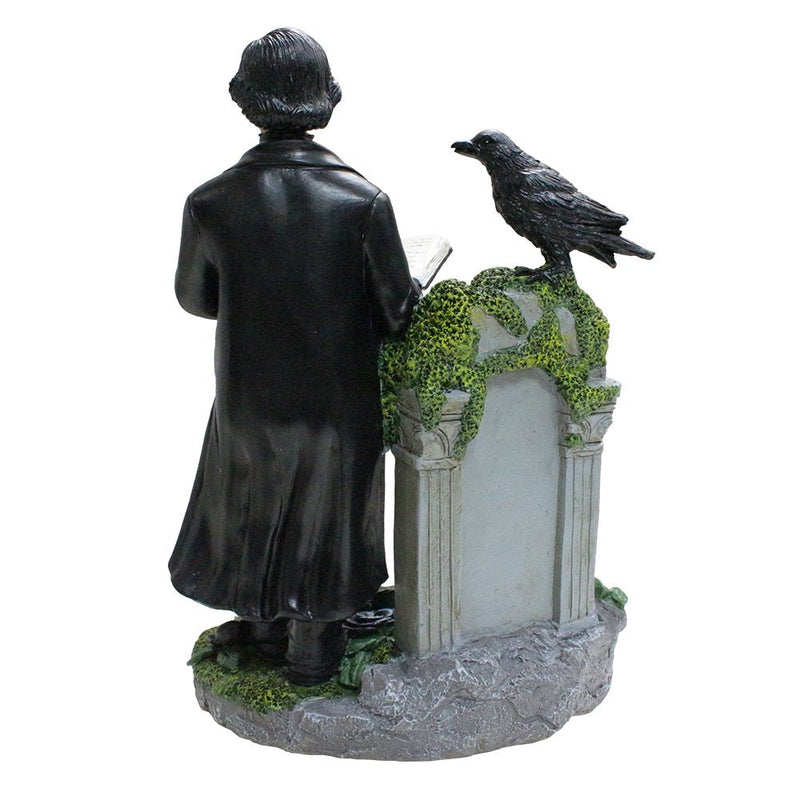 Edgar Allan Poe Handpainted 9" Figurine, Horror Home Statue Decoration