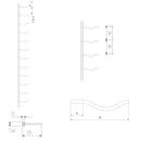 Wall Mounted Metal Wine Racks C-Type