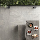 Gris Claro Natural Slate Look Porcelain Tile