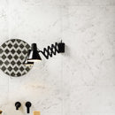 Carrara Blanco Polished Marble Look Porcelain Tile