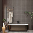 Gris Oscuro Natural Subway Slate Look Porcelain Tile