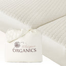 Organic Cotton Quilted Mattress Pad Protector by Whisper Organics