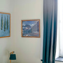 A Norwegian fjord cabin