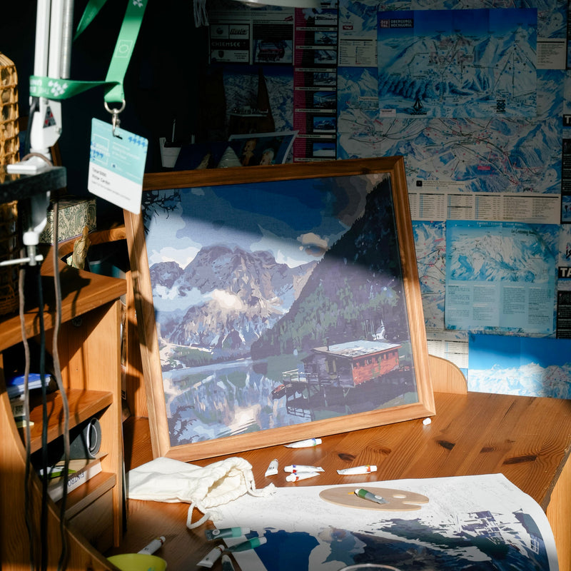 A Norwegian fjord cabin