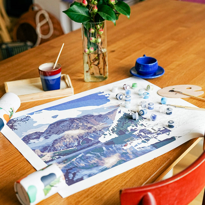 A Norwegian fjord cabin