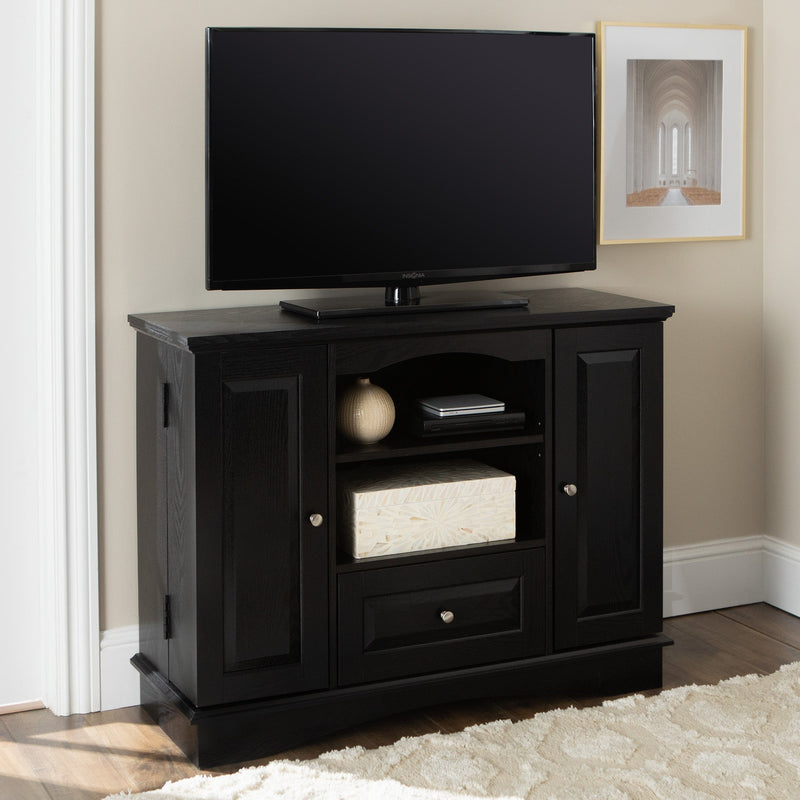 Highboy Wood TV Stand