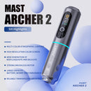 Dragonhawk Wireless Tattoo Pen Machine with 3.5MM Stroke Brushless Motor Color Screen | Mast Archer 2
