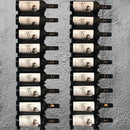 Wall Mounted Metal Rail Wine Racks