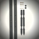 Wall Mounted Metal Rail Wine Racks