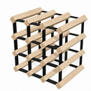 12 Bottle Timber Wine Rack | 3x3 Configuration