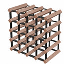 20 Bottle Timber Wine Rack | 4x4 Configuration
